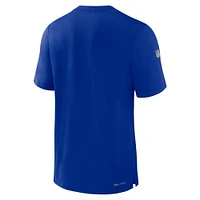 T-shirt Nike Royal Buffalo Bills 2023 Sideline Performance pour homme