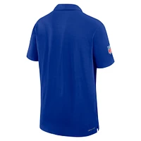 Men's Nike Royal Buffalo Bills 2024/25 Sideline Performance Polo