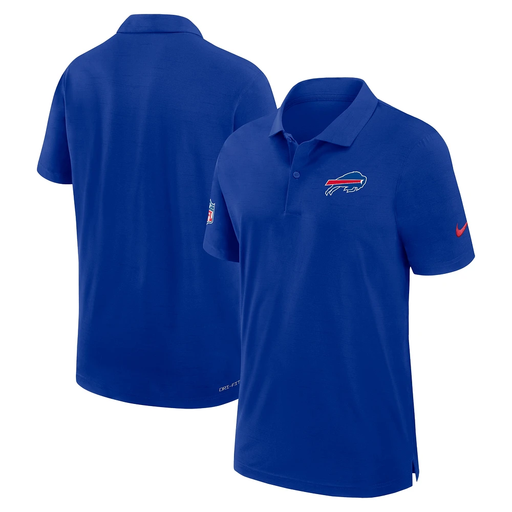 Men's Nike Royal Buffalo Bills 2024/25 Sideline Performance Polo