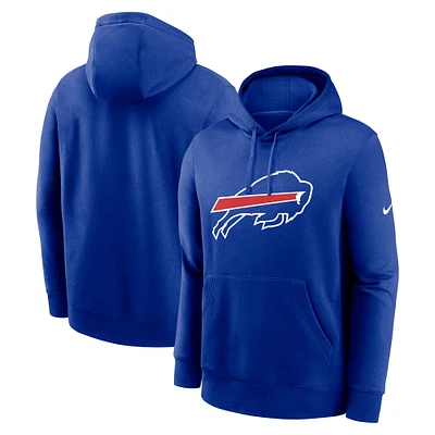 Sweat à capuche Nike Royal Buffalo Bills Club Logo pour homme