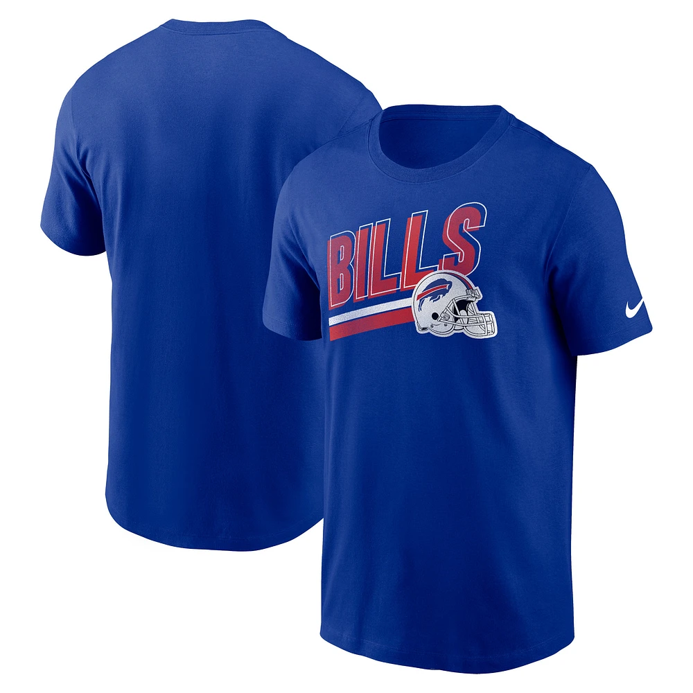 Men's Nike Royal Buffalo Bills Essential Blitz Lockup T-Shirt