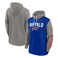 Sweat à capuche tendance Nike Royal Buffalo Bills pour homme