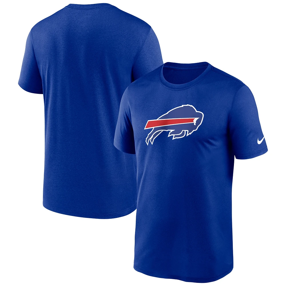 T-shirt Nike Royal Buffalo Bills Legend Logo Performance pour homme