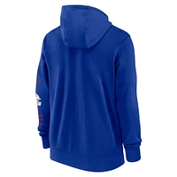 Men's Nike Royal Buffalo Bills Primetime Club Full-Zip Hoodie