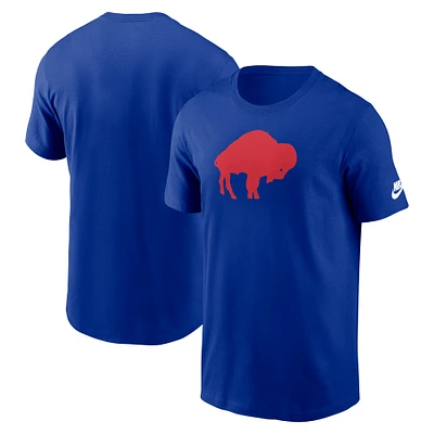 T-shirt Nike Royal Buffalo Bills Rewind Logo Essential pour homme