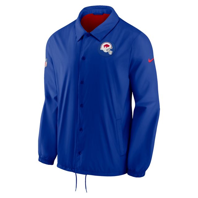 Veste à pression intégrale Nike Royal Buffalo Bills Sideline Coaches pour Homme