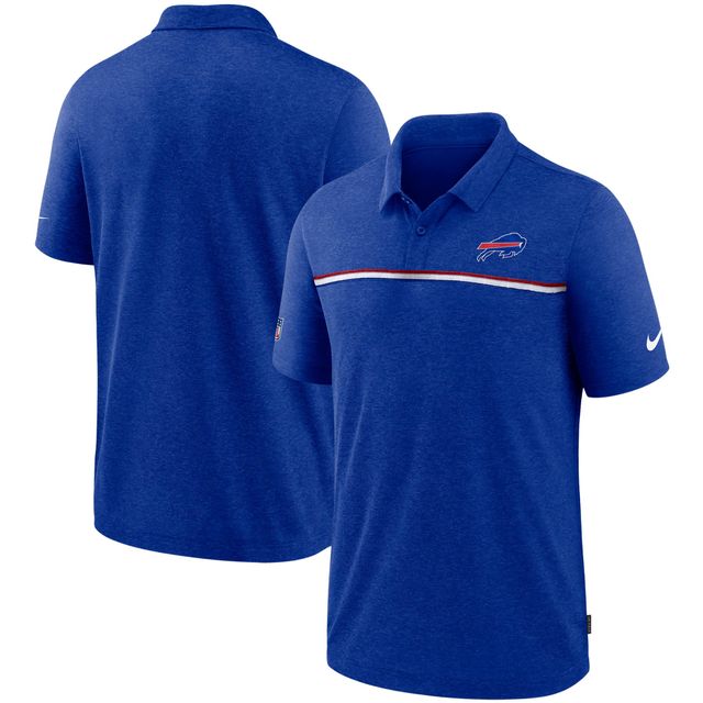 Polo de performance l'équipe Nike Royal Buffalo Bills Sideline début saison pour homme