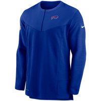 Men's Nike Royal Buffalo Bills Sideline Half-Zip UV Performance Jacket