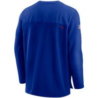 Men's Nike Royal Buffalo Bills Sideline Half-Zip UV Performance Jacket