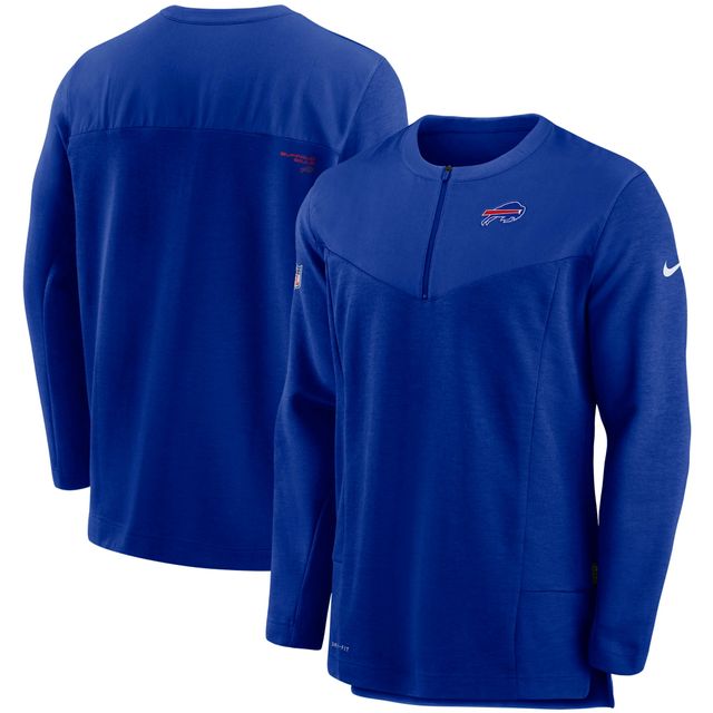 Veste de performance UV à demi-zip Nike Royal Buffalo Bills Sideline pour homme