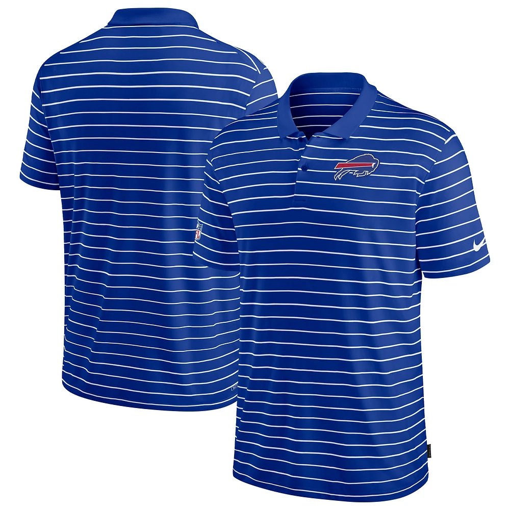 Polo Nike Royal Buffalo Bills Sideline Lock Up Victory Performance pour homme