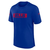 T-shirt de performance pour joueur ligne touche Nike Royal Buffalo Bills homme