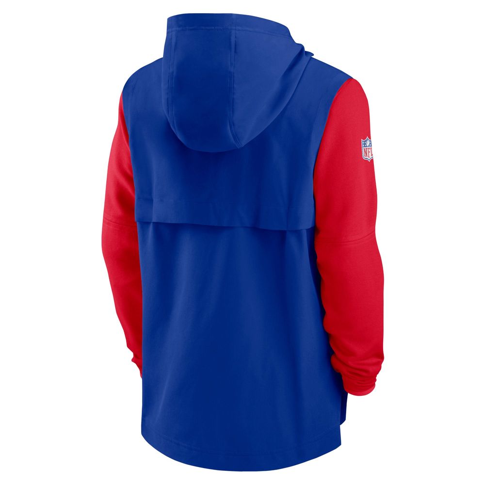 Nike Men's Nike Royal Buffalo Bills Sideline Player Quarter-Zip Hoodie  Jacket