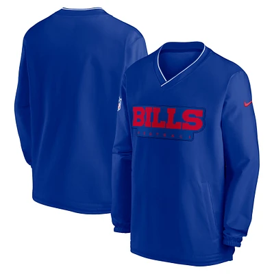 T-shirt coupe-vent Nike Royal Buffalo Bills Sideline pour homme