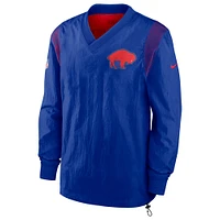 Men's Nike Royal Buffalo Bills Sideline Team ID Reversible Pullover Windshirt