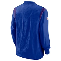 Men's Nike Royal Buffalo Bills Sideline Team ID Reversible Pullover Windshirt