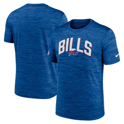 Buffalo Bills Nike Sideline Velocity Athletic Stack Performance T-Shirt - Royal