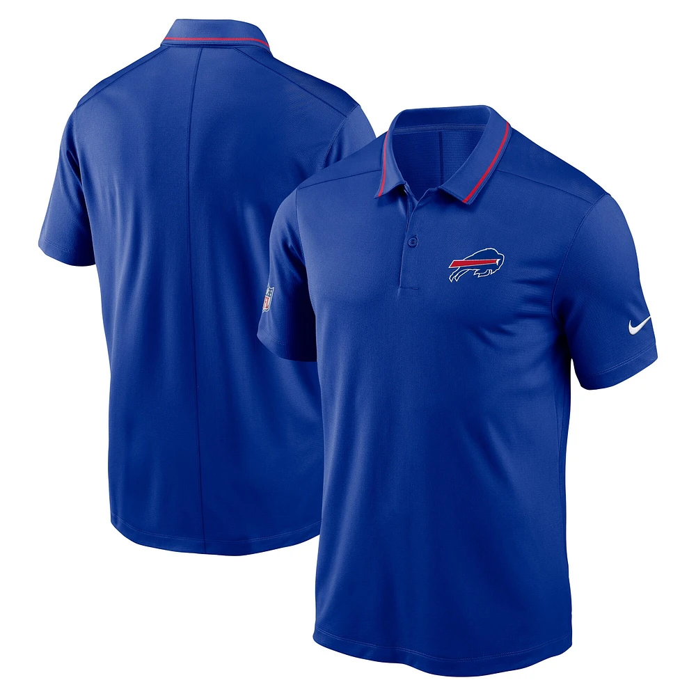 Polo Nike Royal Buffalo Bills Sideline Victory Performance pour Homme