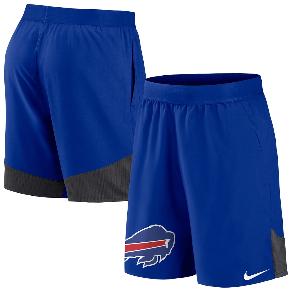 Short de performance extensible Nike Royal Buffalo Bills pour homme