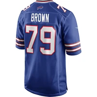 Men's Nike Ruben Brown Royal Buffalo Bills Game Retired Player Jersey