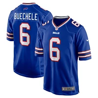 Men's Nike Shane Buechele  Royal Buffalo Bills Team Game Jersey