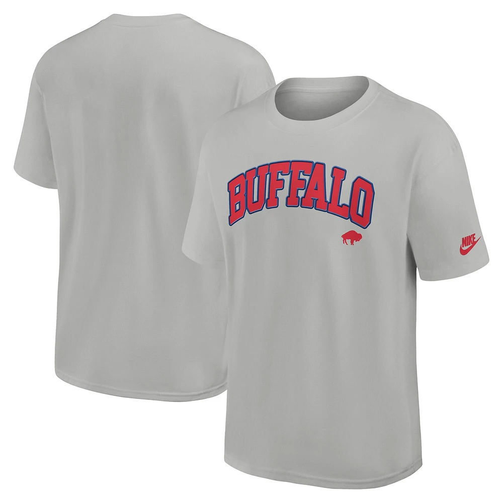 T-shirt Nike Silver Buffalo Bills Rewind Max90 pour homme