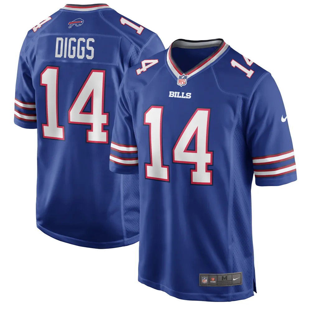 Maillot de joueur jeu avec logo Nike Stefon Diggs Royal Buffalo Bills pour homme