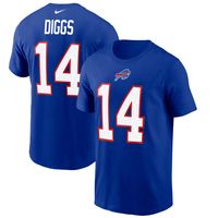 Men's Nike Stefon Diggs Royal Buffalo Bills Name & Number T-Shirt