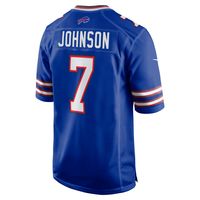 Men's Nike Taron Johnson Royal Buffalo Bills Game Jersey