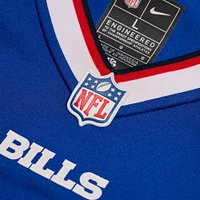 Maillot de match Nike Tim Settle Royal Buffalo Bills pour homme