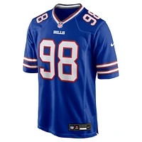 Men's Nike T.J. Sanders  Royal Buffalo Bills Team Game Jersey