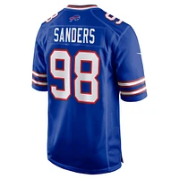 Men's Nike T.J. Sanders  Royal Buffalo Bills Team Game Jersey