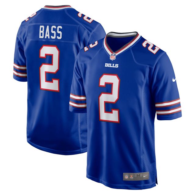 Maillot Nike Tyler Bass Royal Buffalo Bills Game Player pour homme