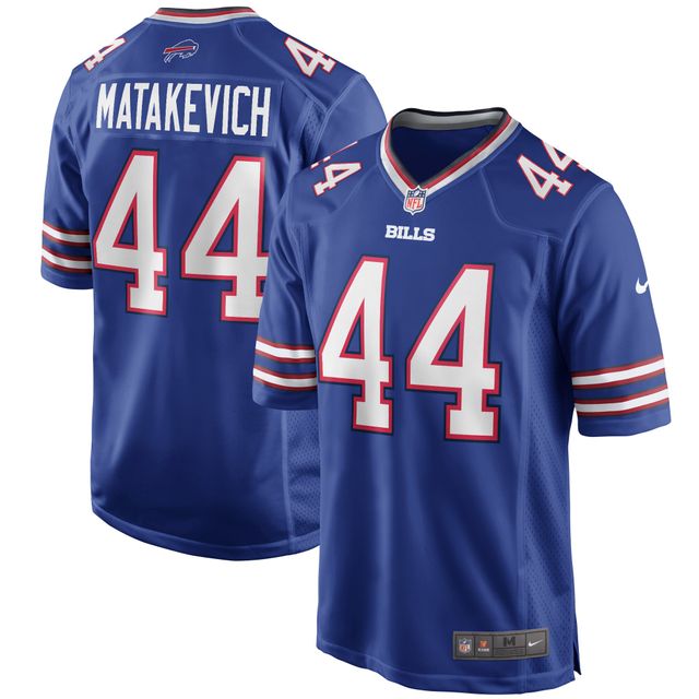 Maillot de joueur match Nike Tyler Matakevich Royal Buffalo Bills pour hommes