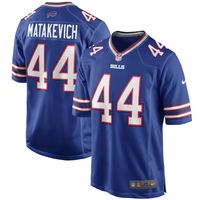 Men's Nike Tyler Matakevich Royal Buffalo Bills Game Player Jersey