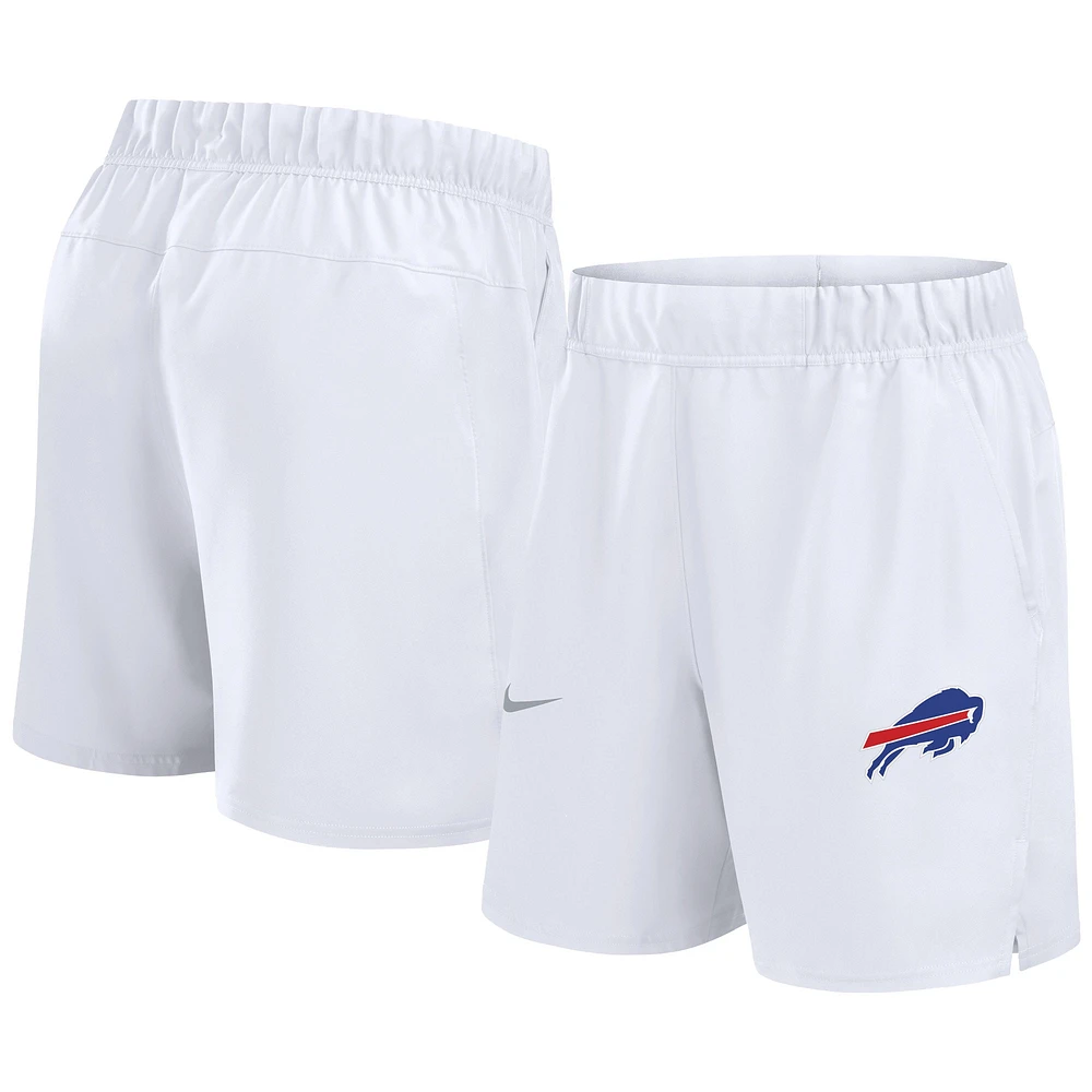 Men's Nike White Buffalo Bills Blitz Victory Performance Shorts