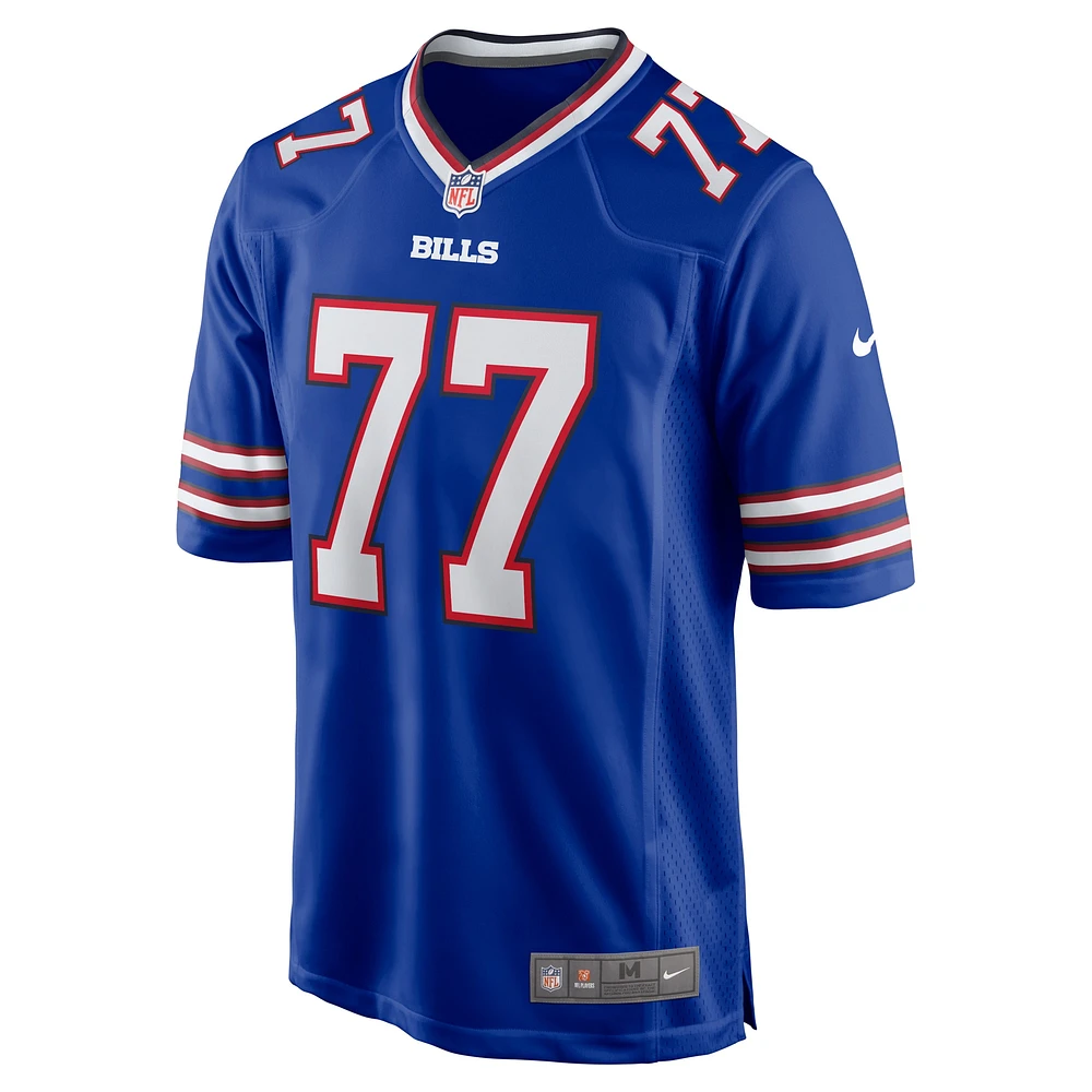 Men's Nike Will Clapp  Royal Buffalo Bills Game Jersey