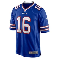 Men's Nike Xavier Johnson  Royal Buffalo Bills Game Jersey