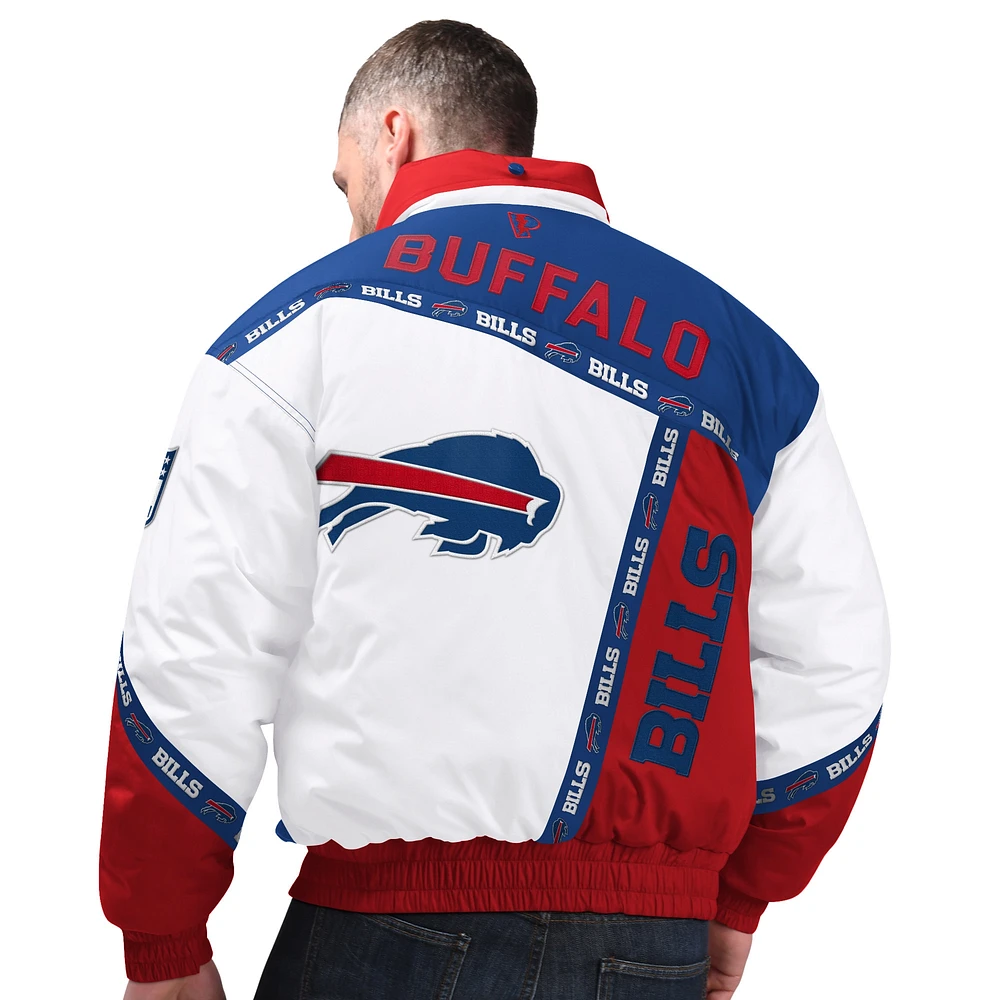 Men's Pro Player  Royal Buffalo Bills Tape Full-Zip Hoodie Jacket