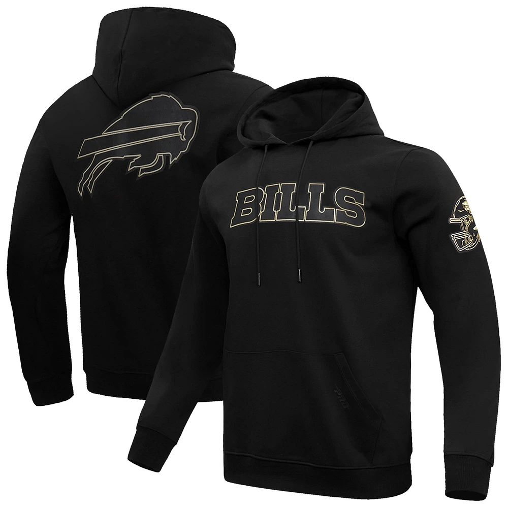 Sweat à capuche classique en chenille Pro Standard pour homme Buffalo Bills noir