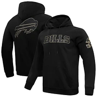 Sweat à capuche classique en chenille Pro Standard pour homme Buffalo Bills noir