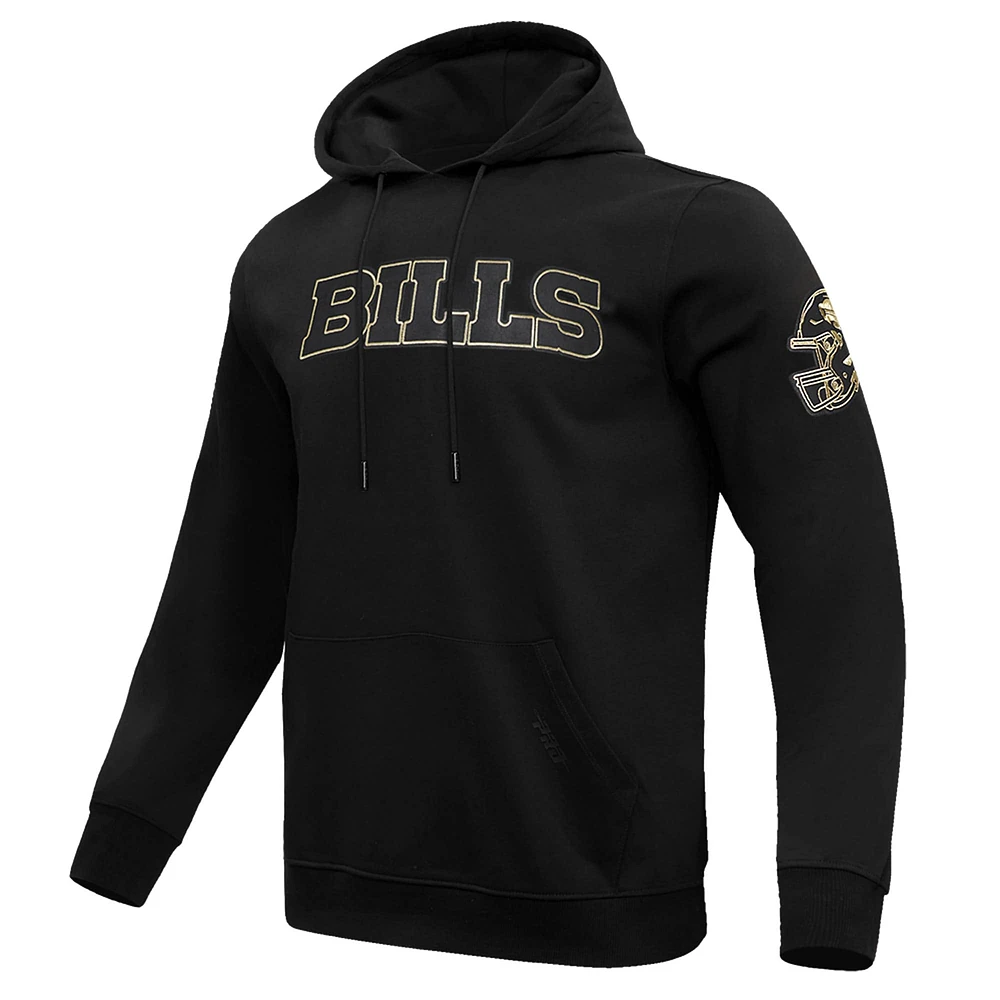 Sweat à capuche classique en chenille Pro Standard pour homme Buffalo Bills noir
