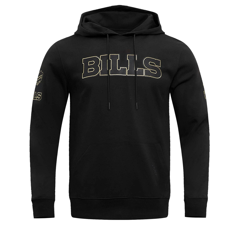 Sweat à capuche classique en chenille Pro Standard pour homme Buffalo Bills noir