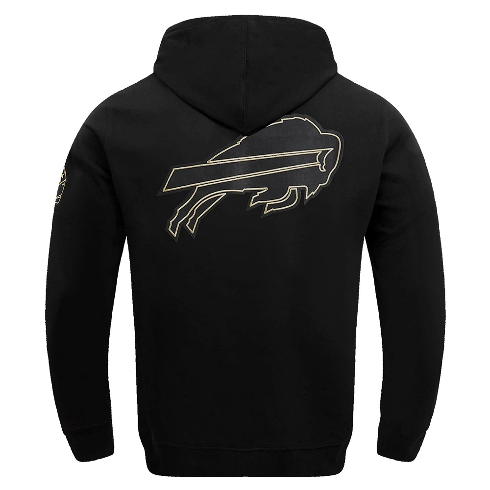 Sweat à capuche classique en chenille Pro Standard pour homme Buffalo Bills noir
