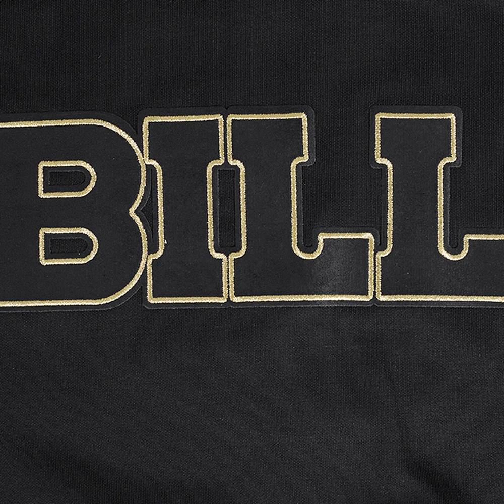 Sweat à capuche classique en chenille Pro Standard pour homme Buffalo Bills noir