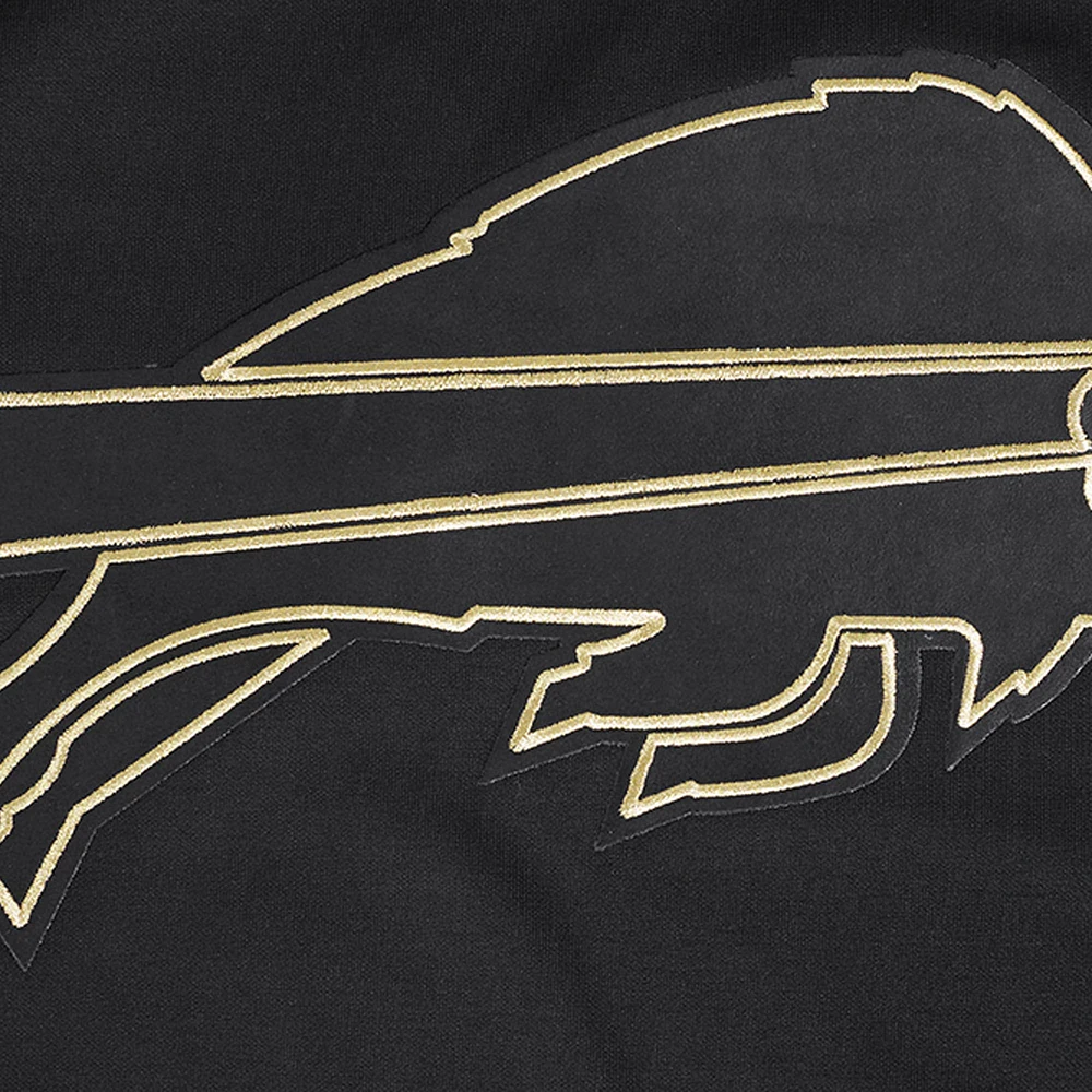 Sweat à capuche classique en chenille Pro Standard pour homme Buffalo Bills noir