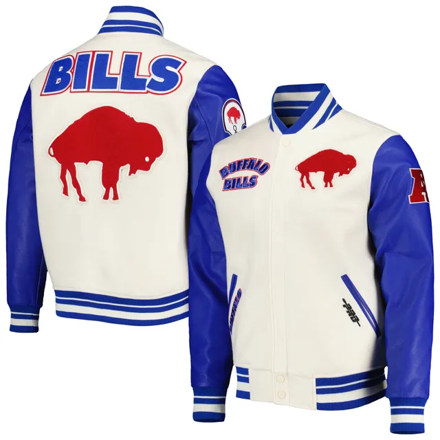 Lids Buffalo Bills Starter Midfield Satin Full-Snap Varsity Jacket