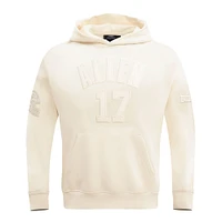 Men's Pro Standard Josh Allen Cream Buffalo Bills Player Name & Number Pullover Hoodie