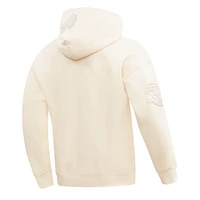 Sweat à capuche Pro Standard pour hommes Josh Allen crème Buffalo Bills nom et numéro du joueur