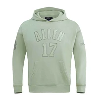 Sweat à capuche Pro Standard Josh Allen pour hommes, vert clair, Buffalo Bills, nom et numéro du joueur